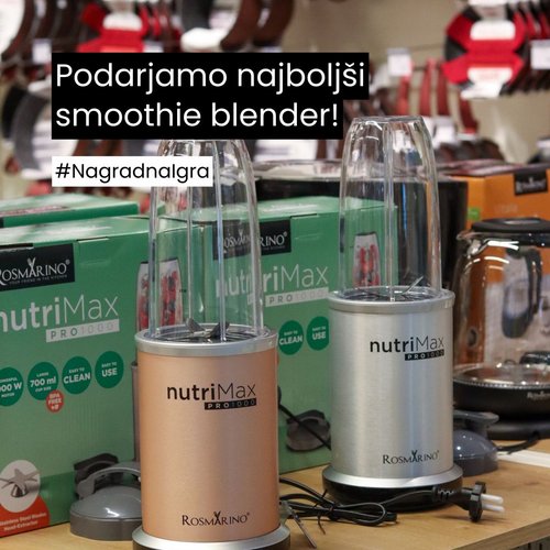 🎁VELIKA NAGRADNA IGRA🎁 Skupaj z @vitapur.si podarjamo najbolj popularen blender na trgu - Rosmarino NutriMax! 🥤🥤🤩

Kako...